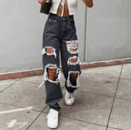 Damen Destroyed Jeans
