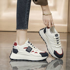 Damen Trendige Sneakers mit stylishem Plateausohlen-Design R&B