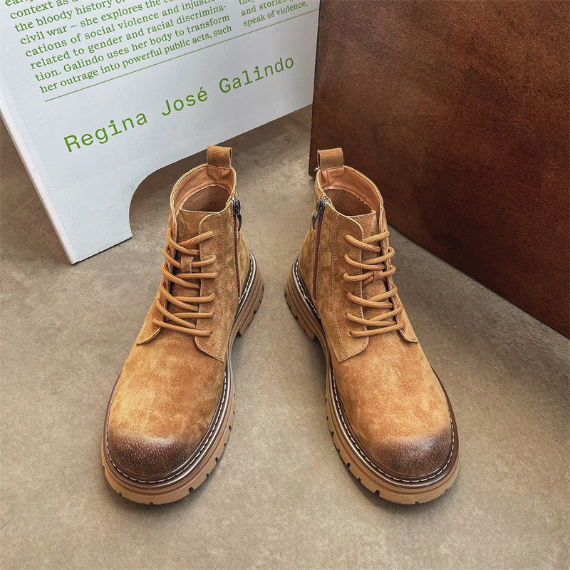 Herren Robuste Schnürstiefel mit gepolsterter Sohle