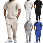 Herren Freizeit-Set aus atmungsaktivem Strukturstoff mit praktischen Taschen R&B