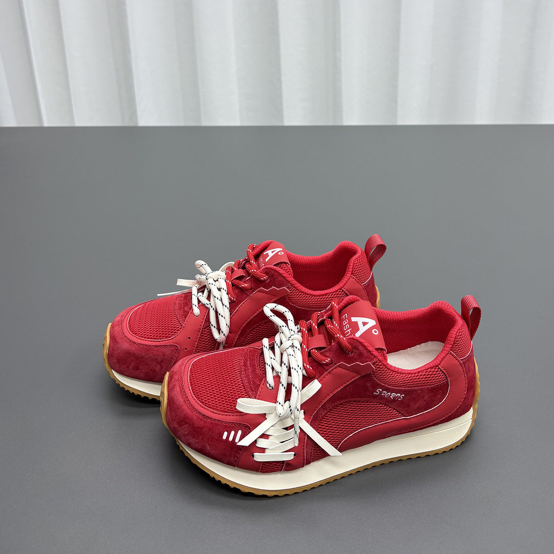 Damen Sportliche Sneaker mit innovativer Schnürtechnologie und atmungsaktiver Obermaterialkombination R&B