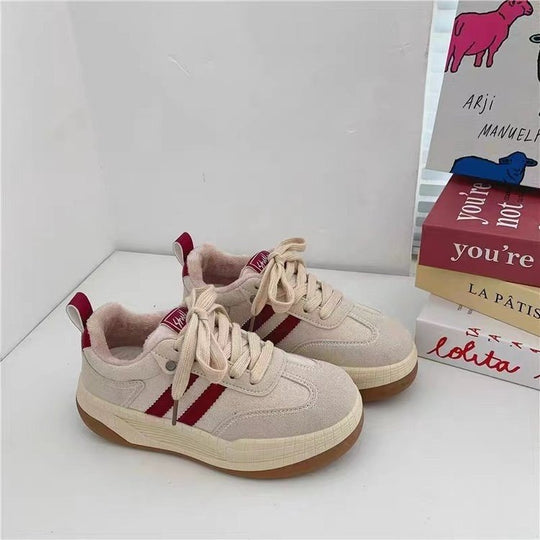 Damen modische Sneakers mit strapazierfähigem Obermaterial und rutschfester Sohle R&B