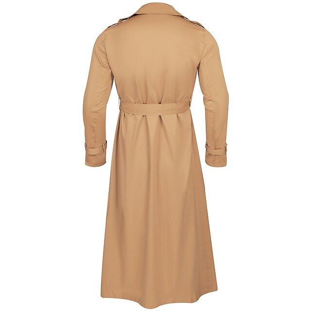 Herren eleganter Trenchcoat mit hochwertiger Verarbeitung und durchgehendem Futter R&B
