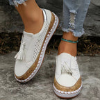 Damen Modische und bequeme Freizeitschuhe mit Korksohle