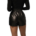 Damen Shorts mit elastischem Bund und schmalem Schnitt R&B