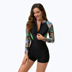 Damen Surfanzug mit langem Arm und sportlichem Design R&B