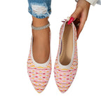 Damen spitze Ballerinas mit atmungsaktivem Obermaterial und flexiblem Fußbett R&B
