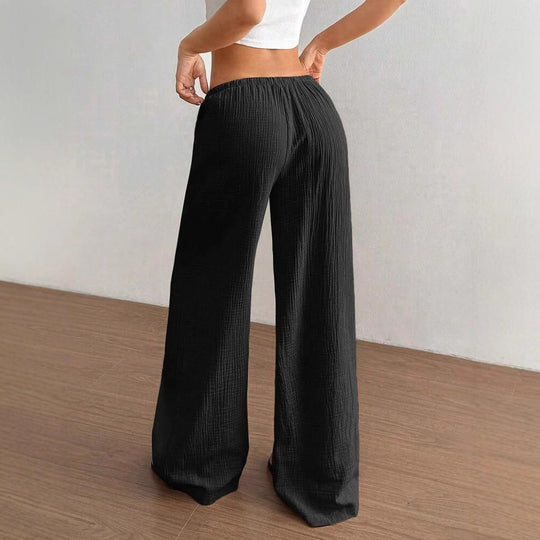 Damen Lockere Palazzo-Hose R&B