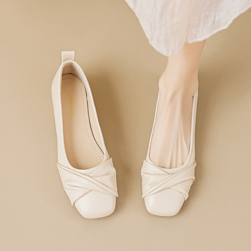 Damen Ballerinas mit elegantem Knoten-Design