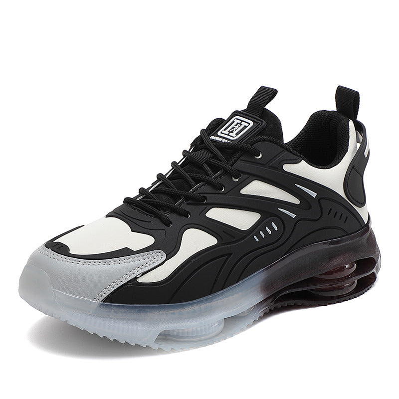 Herren nan futuristischer leistungsorientierter Lifestyle-Sneaker mit durchgehender Luftkammersohle und thermogeformten Kunststoffapplikationen R&B