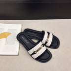 Damen Elegante und bequeme Slide-Sandalen mit modischem Riemendesign EB