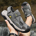 Damen Sportliche Outdoor-Sandalen mit verstellbarem Riemen und rutschfester Sohle