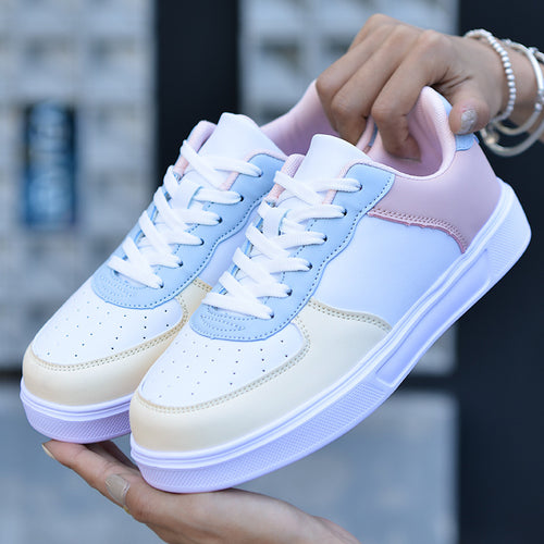 Damen Sportliche Sneakers mit atmungsaktiver Oberflächenstruktur und bequemem Fußbett R&B