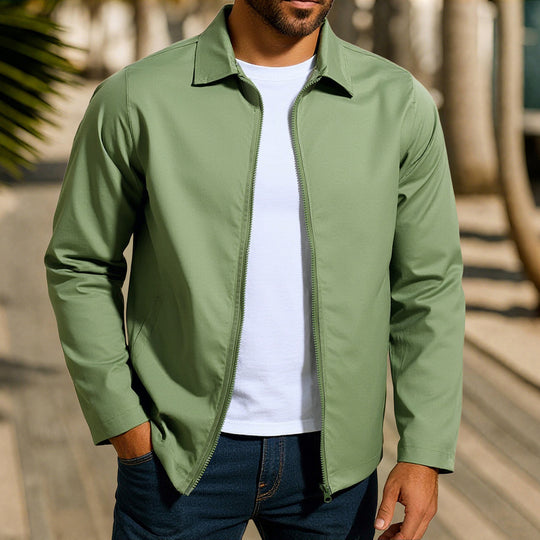 Herren lässige Freizeitjacke mit innovativer Windschutztechnologie R&B