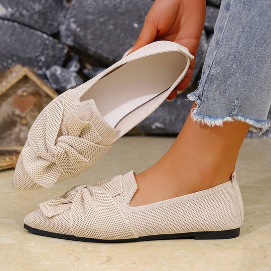 Damen Ballerinas mit großem Schleifendetail R&B 1780917992