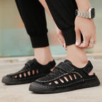 Damen Atmungsaktive Freizeitsandalen mit verstellbarem Klettverschluss und rutschfester Sohle R&B