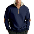Herren Funktionaler Kapuzenpullover mit halbem Reißverschluss und weichem Innenfutter R&B