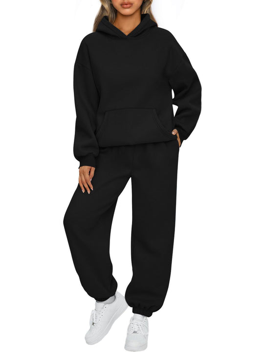 Damen Sportliches Sweatshirt- und Jogginghose-Set R&B