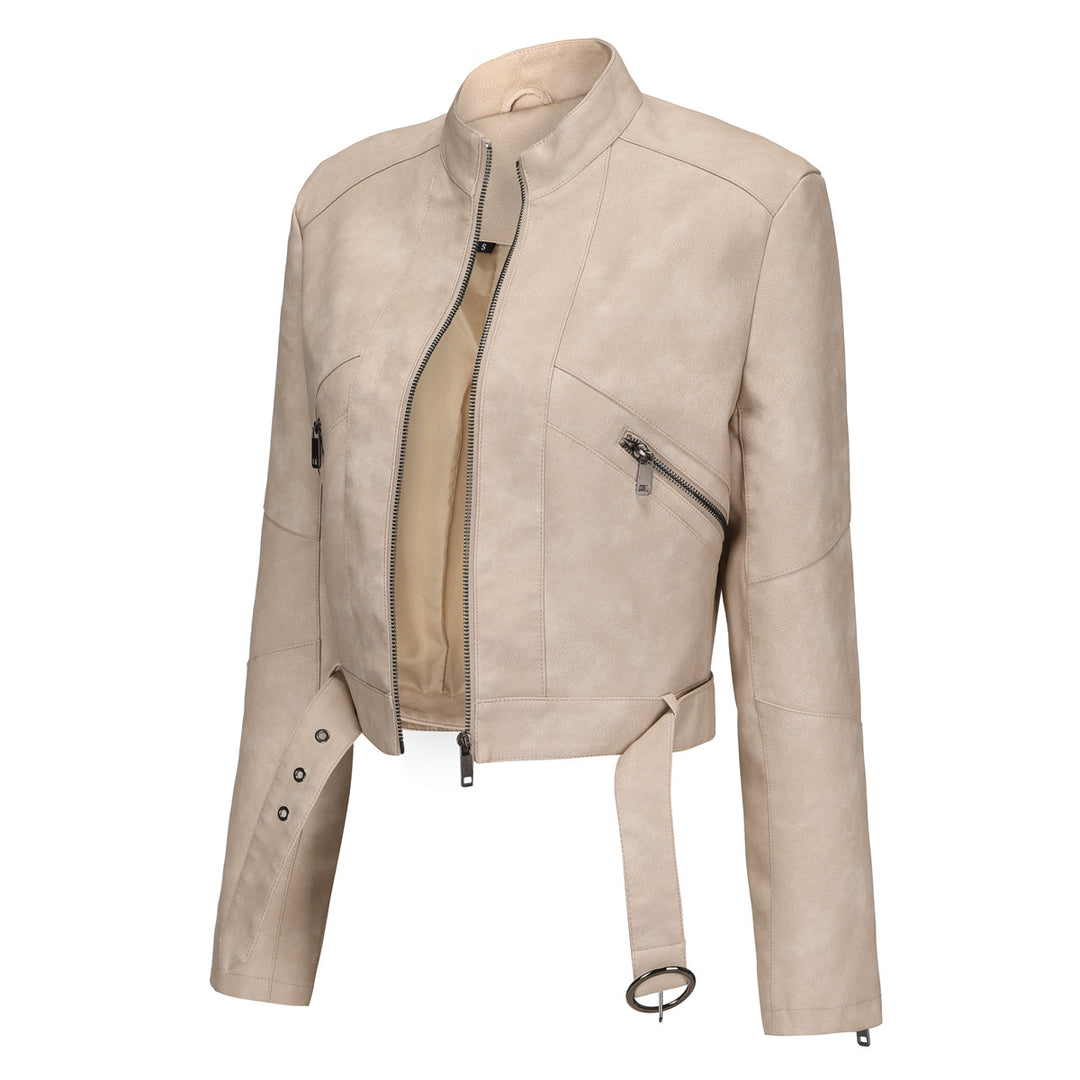 Damen moderne croppedjacke mit stylischem Detail R&B
