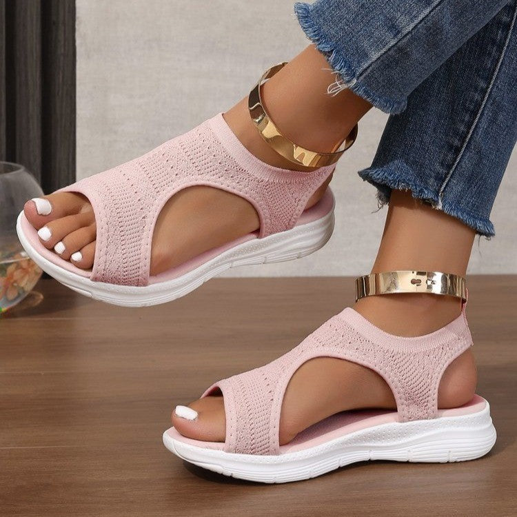 Damen Komfortable Freizeit-Sandalen mit atmungsaktivem Obermaterial und rutschfester Sohle R&B
