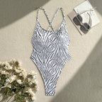 Damen Eleganter Einteiler mit einzigartigem ZR&Bramuster R&B