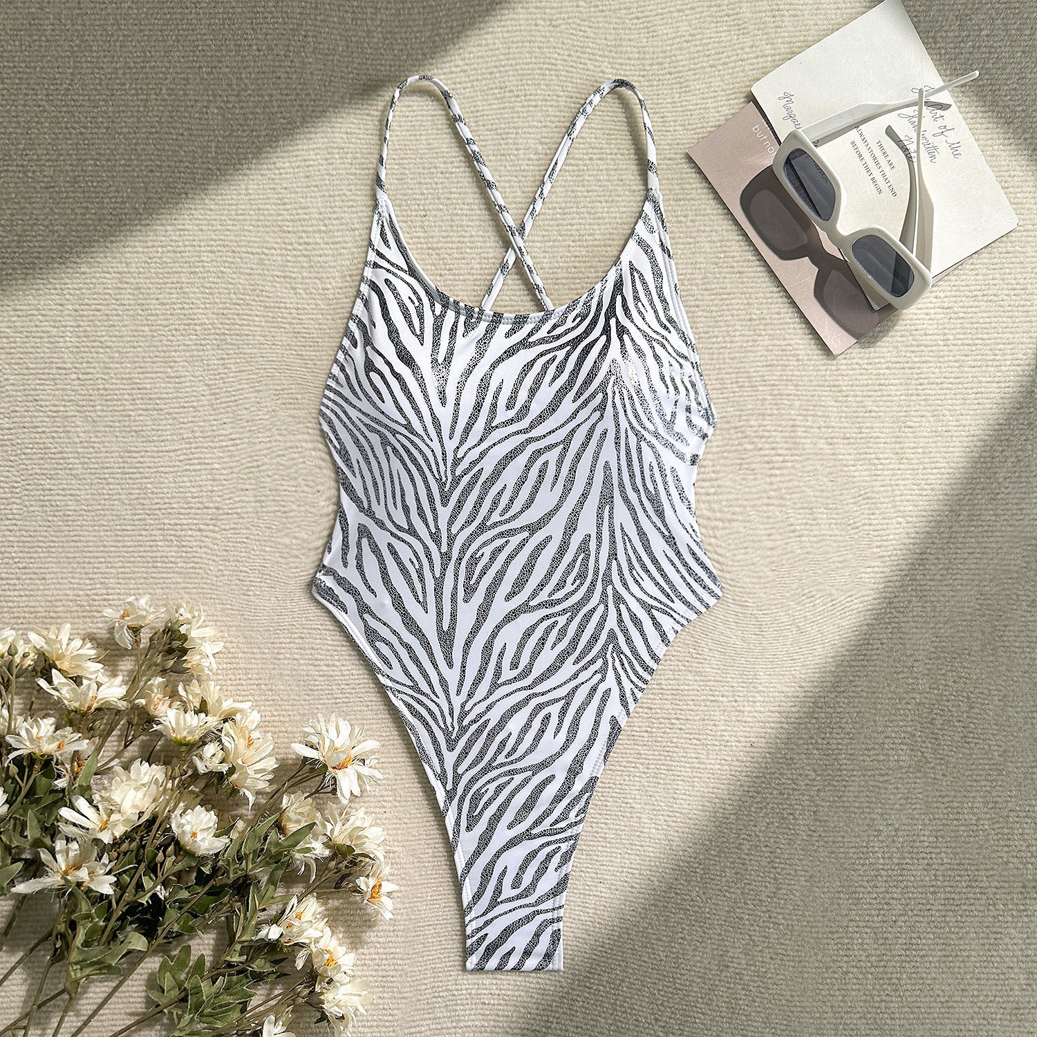Damen Eleganter Einteiler mit einzigartigem ZR&Bramuster R&B