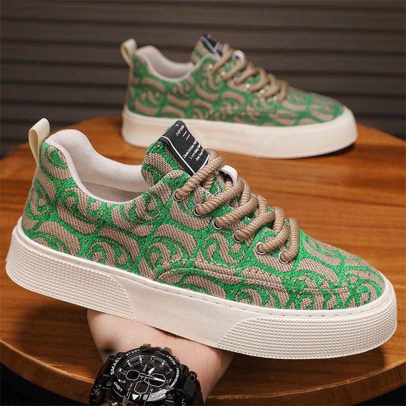 Damen Modische Sneaker mit einzigartigem Textildesign und rutschfester Sohle R&B