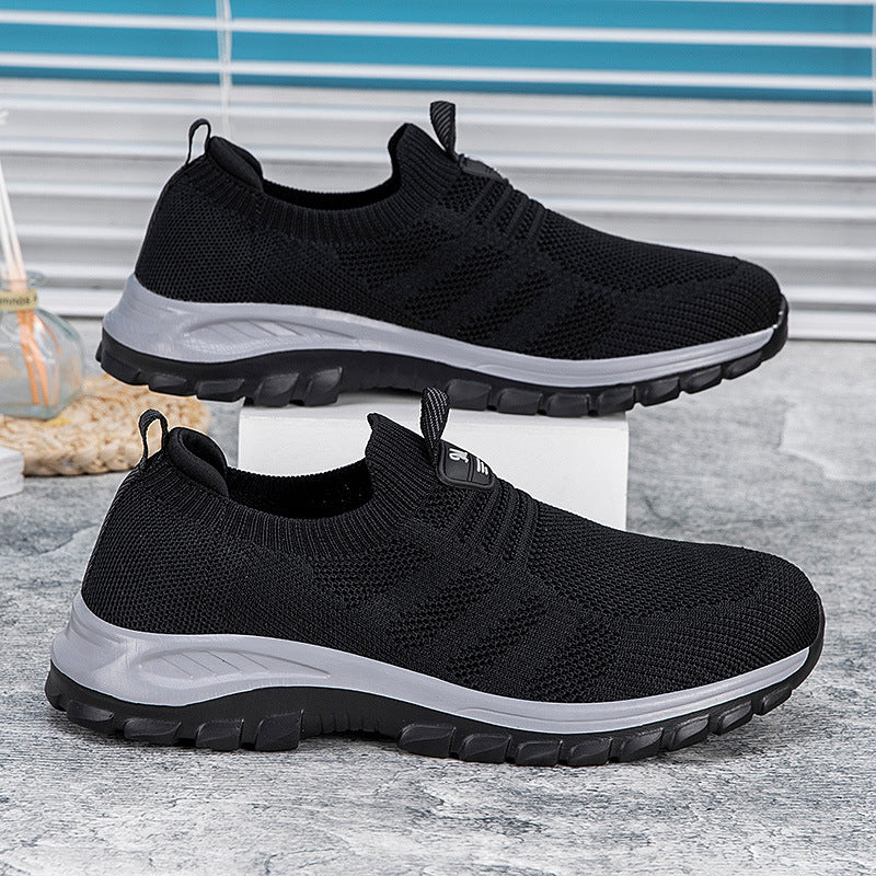 Damen Sportschuhe mit atmungsaktiver Strickoberfläche und rutschfester Sohle R&B