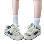 Damen Sneaker mit texturiertem Obermaterial und modernen Akzenten