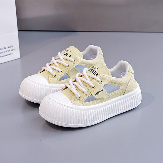 Damen modische Sneakers mit hochgezogener Sohle und atmungsaktiver Struktur R&B