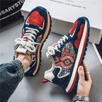Damen Bequeme Ethno-Sneaker