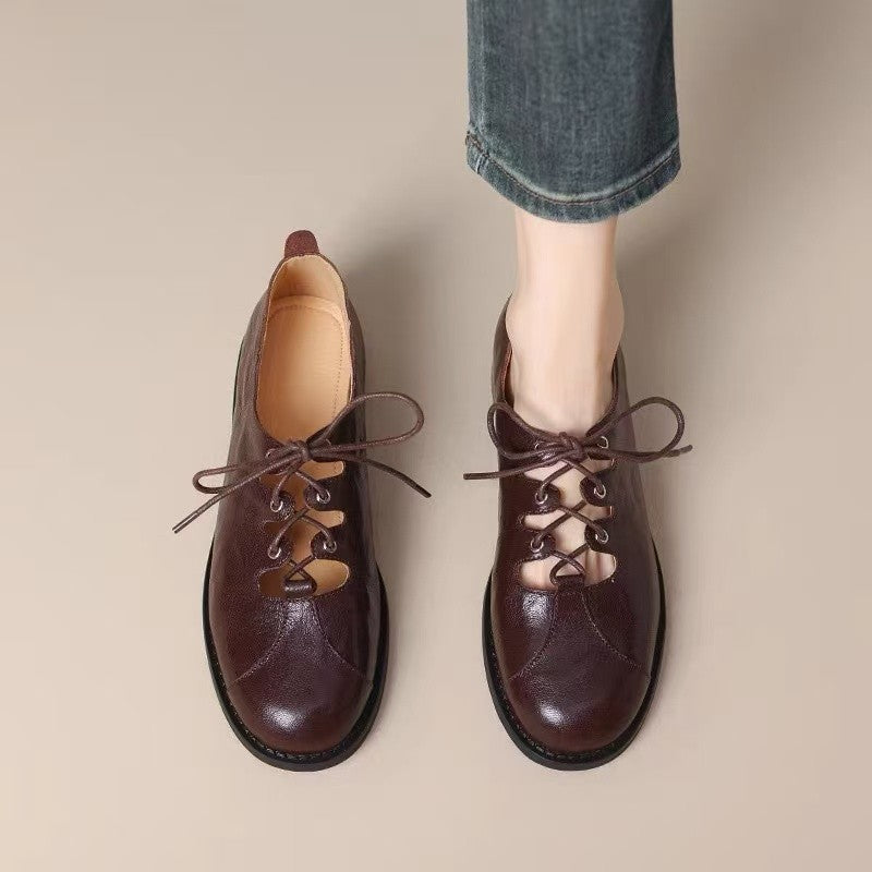 Damen Schnürschuhe mit durchbrochenem Design und weichem Obermaterial R&B