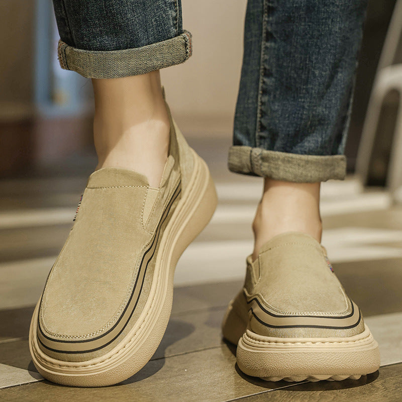 Damen Bequeme Slip-On Schuhe mit elastischen Einsätzen R&B