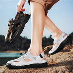 Damen Sportliche Sandalen mit atmungsaktivem Mesh und rutschfester Sohle R&B