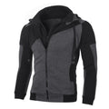 Damen Sportliche Kapuzenjacke mit hohem Kragen und praktischen Reißverschlusstaschen