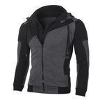 Damen Sportliche Kapuzenjacke mit hohem Kragen und praktischen Reißverschlusstaschen