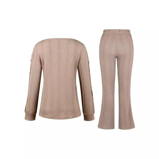 Damen Gemusterter Loungeanzug R&B