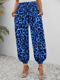 Damen weite Leopardenmuster-Hosen R&B