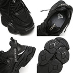 Damen Sportliche Trend-Sneaker mit atmungsaktiven Mesh-Einsätzen und gepolstertem Einstieg R&B