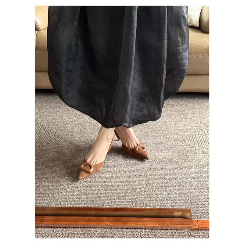 Damen elegante Slingback Pumps mit modernem Riemendesign R&B