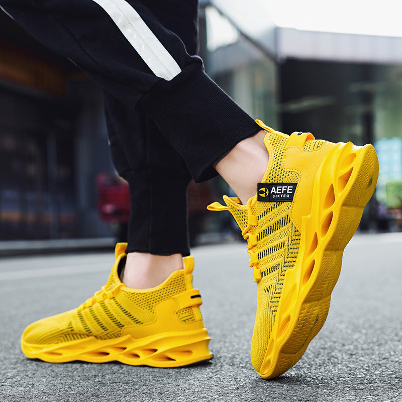 Damen Atmungsaktive und rutschfeste Lauf Sneakers mit stoßdämpfender Sohle R&B