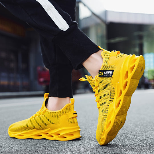 Damen Atmungsaktive und rutschfeste Lauf Sneakers mit stoßdämpfender Sohle R&B