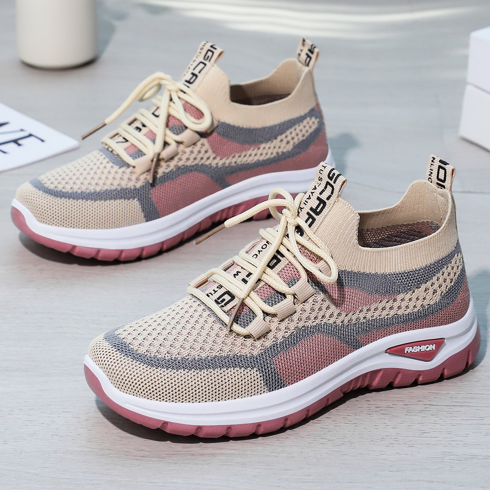 Damen Sportliche Freizeitschuhe mit atmungsaktivem Obermaterial und flexiblem Design