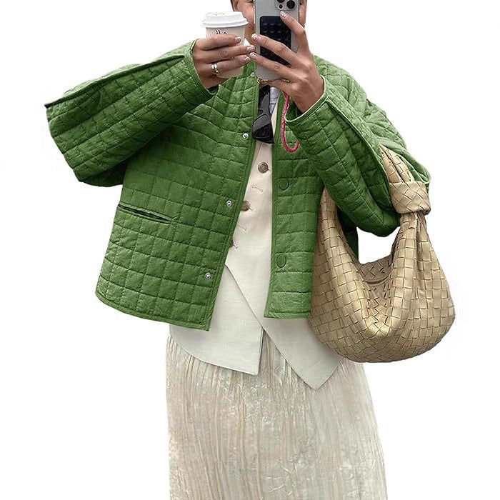 Damen gesteppte modische Leichtjacke R&B