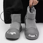 Damen gefütterte Winterstiefel mit rutschfester Sohle und modischem Futter R&B