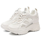 Damen Bequeme Lauf-Sneaker mit atmungsaktivem Mesh-Obermaterial und stoßdämpfender Sohle R&B