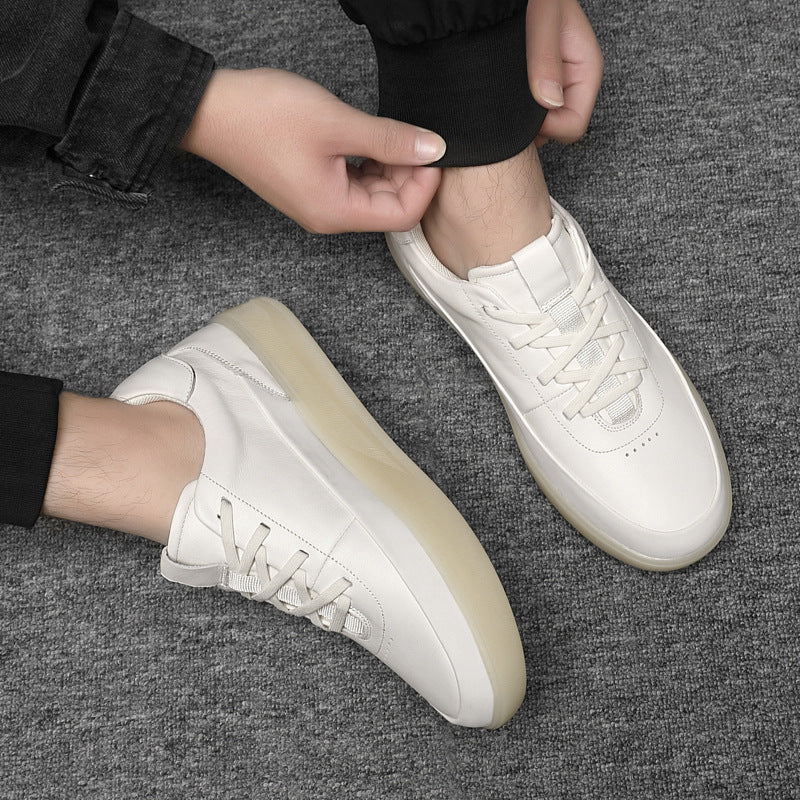 Damen Modische Sneakers aus hochwertigem Leder mit dämpfender Sohle R&B