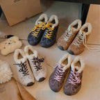Damen Komfortable Sneaker mit flauschigem Innenfutter und modischem Design R&B