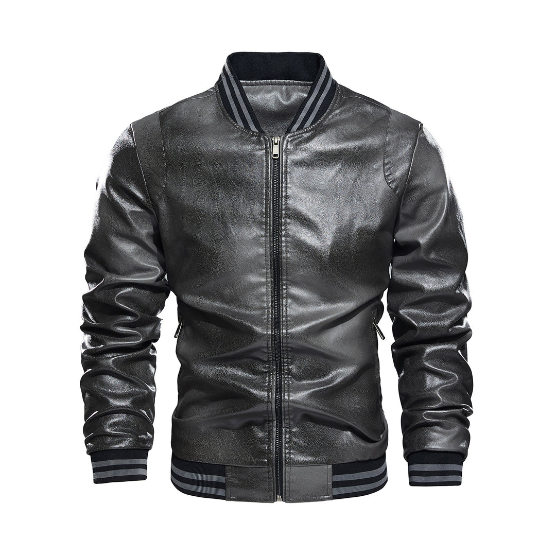 Herren klassische jacke mit elastischen Rippbündchen R&B