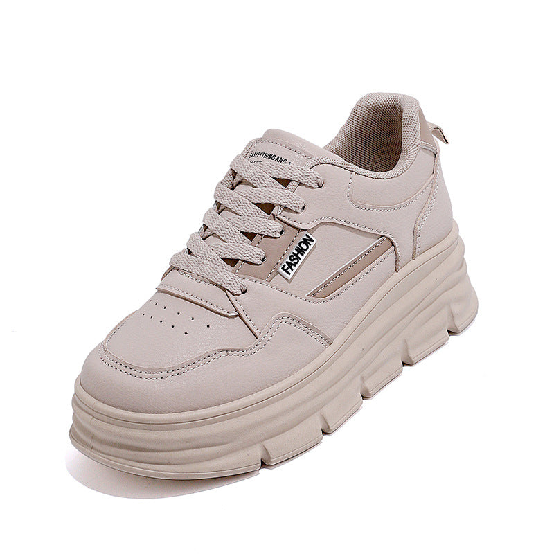 Damen modische Plateau Sneakers mit sportlichem Design R&B